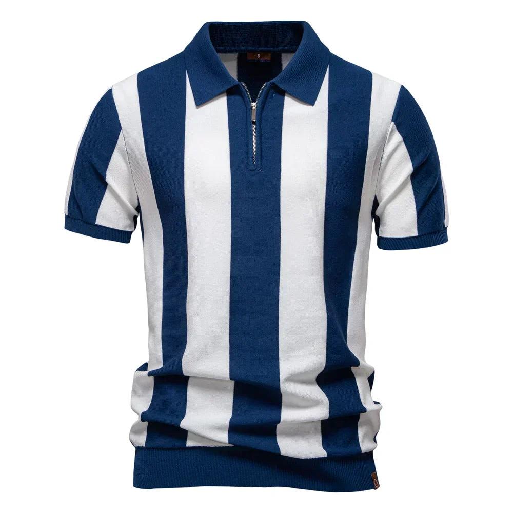 Casual gestreept poloshirt