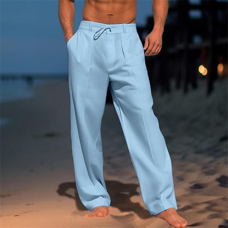 Nathan™ - Effen linnen broek
